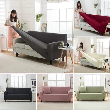 

Corner Sofa Covers L Shaped Sofa Living Room Sectional Chaise Longue Sofa Slipcover Spandex Stretch Covers For Sofa