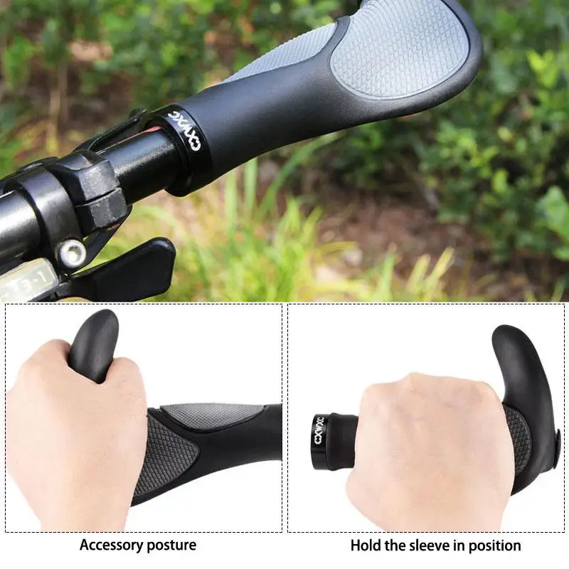 

1 Pair MTB Bike Grips Bicycle Handlebar Cycling Durable Anti-slip Rubber Mountain Bicycle Accessories Cycling Grips