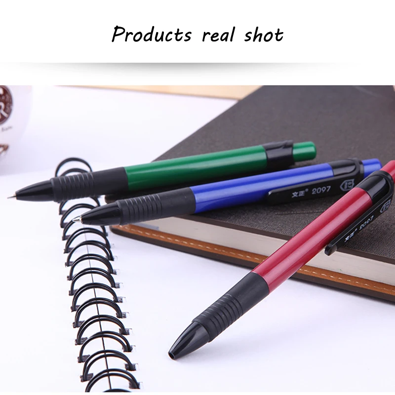 Blue Ink Ballpoint Pen 0.7mm Classic Office Accessories Pens Stationery 4pcs ballpoint pen