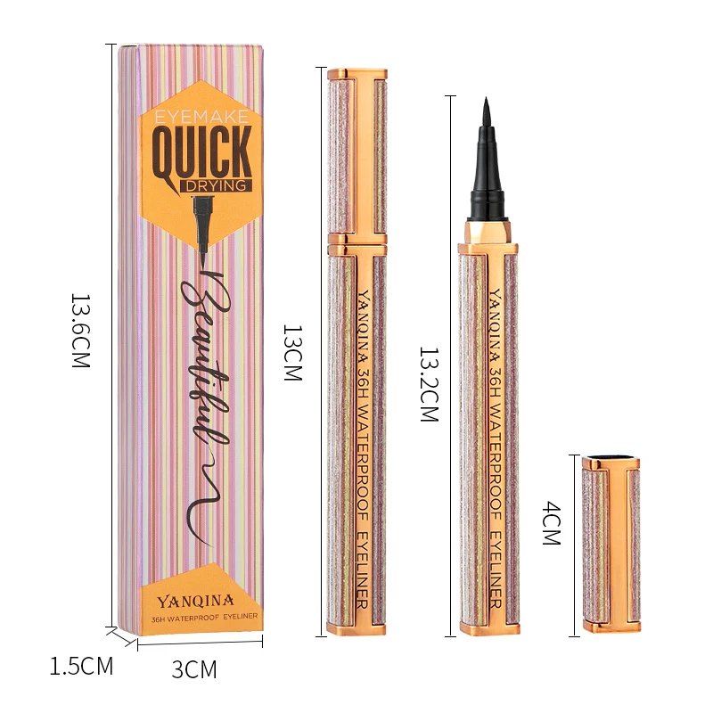 New fashion hot selling star eyeliner cool black eyeliner durable waterproof not blooming eyeliner