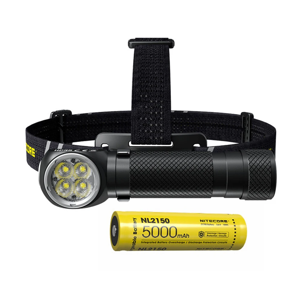 NITECORE HC35 USB перезаряжаемая фара 4* XP-G3 S3 светодиоды Макс. 2700 люмен дальность луча 134 м Спорт на открытом воздухе налобный фонарь