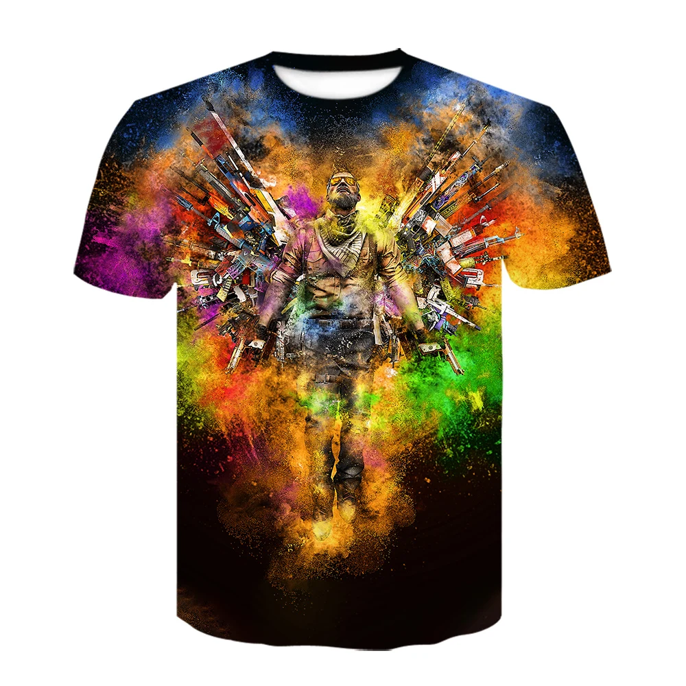 CS GO Gamers Мужская футболка летняя Новинка csgo Мужская футболка высокого качества быстросохнущие мужские футболки, брендовая одежда хип-хоп топы