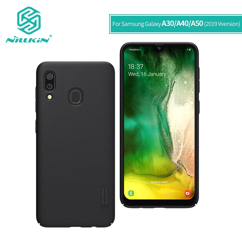 Чехол Nillkin Frost для Samsung Galaxy A10 A20 A30 A40 A50 A60 A70 2019 матовая жесткая задняя крышка