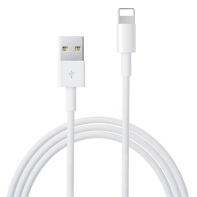 

1M Latest White Wire 8pin USB Date Sync Charging Charger Cable For iPhone 5 5S SE 5C 6 6S 7 8 Plus X XS Max XR For iPad