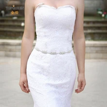 TOPQUEEN S215 свадебный пояс элегантные пояса с кристаллами Свадебные пояса Стразы Свадебные ремни свадебные пояса Быстрая