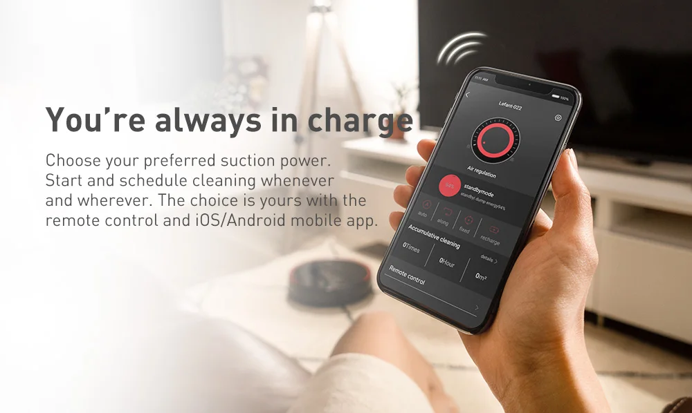 Робот-пылесос Lefant T700 Smart Moping APP дистанционное управление Wi-Fi Влажная и сухая 2500Pa сильное всасывание для домашней уборки