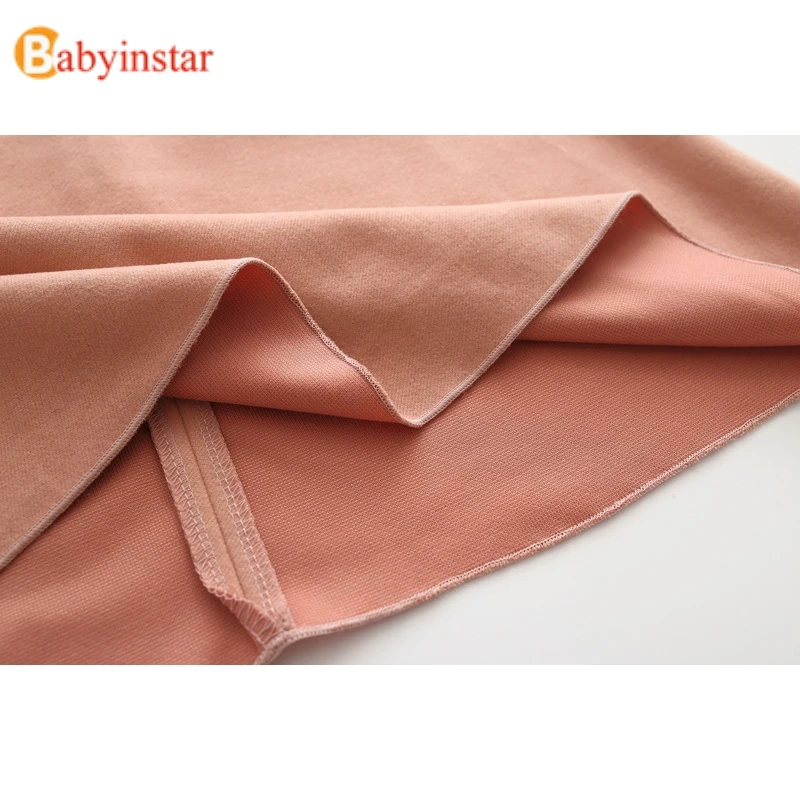 Babyinstar/осенне-зимнее платье для девочек; сарафан; милое Брендовое платье для девочек с вишней; детская одежда; Эксклюзивная осенняя одежда для девочек