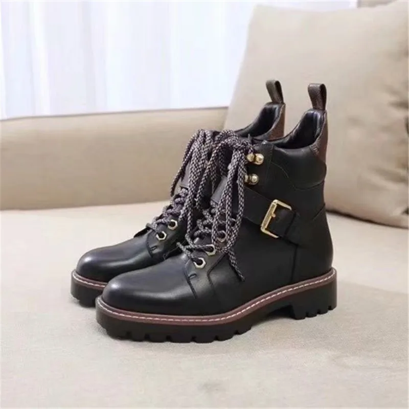 Женские ботинки; женская обувь с круглым носком; chaussures femme; женская обувь на среднем каблуке; модная обувь с пряжкой; bottes femme scarpe donna