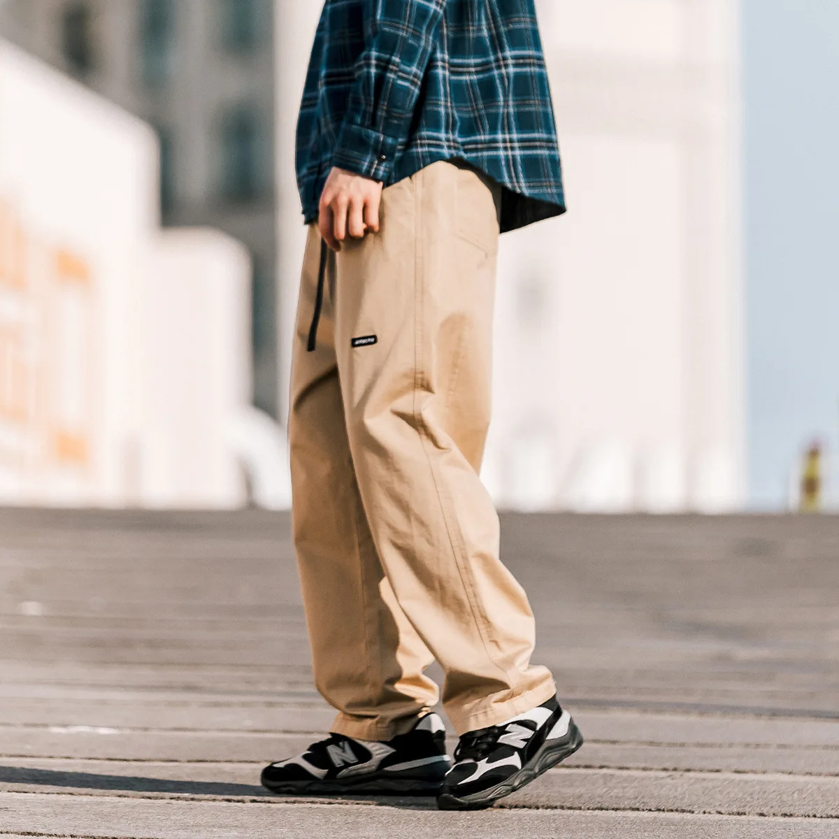 

Northern Boundary Men'S Wear 2020 Spring New Style 2020 New Style Three-Color Embroidery Convention Casual Pants K201165