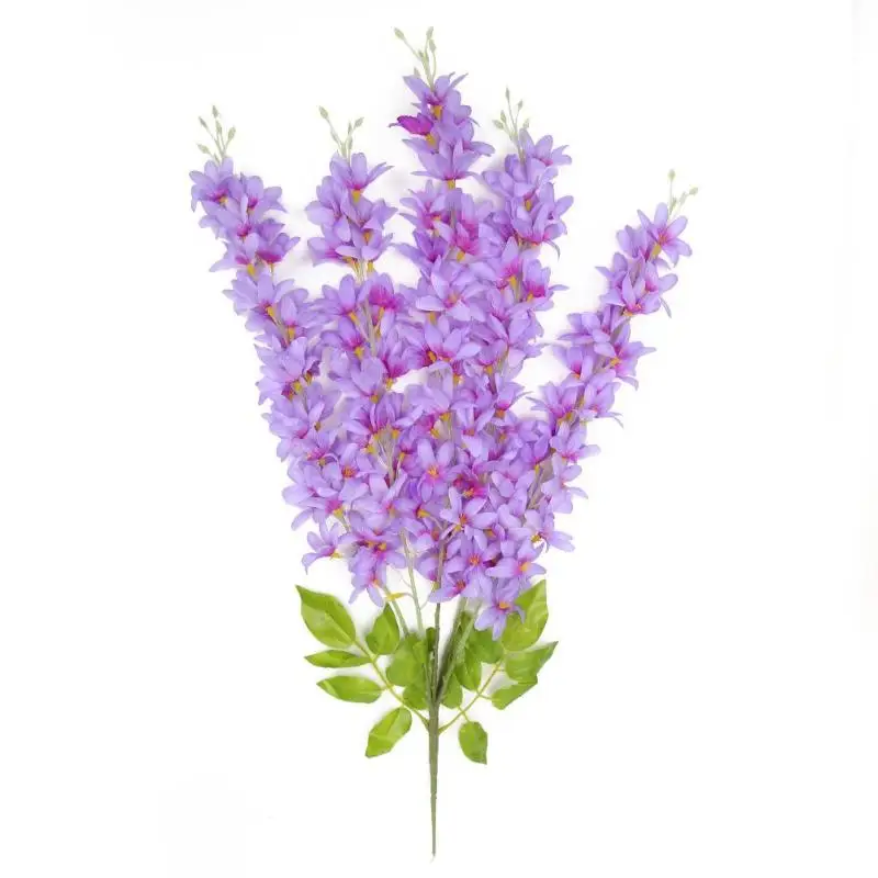 Artificial Dried Lilac Flowers Wall Hanging Bunch Wedding Party Home Decoration Living Room Bedroom Dried Flower - Цвет: F