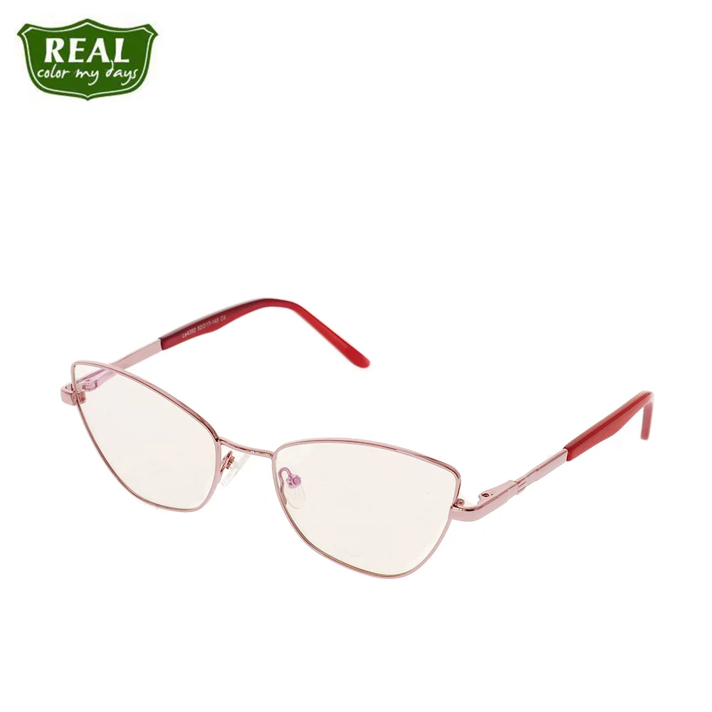

REAL Fashion Butterfly Eye Women Glasses Metel Frame Myopic Glasses Optical Glasses Reading Eyewear Full Frame Brand Designer