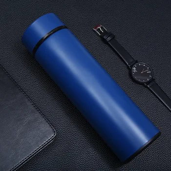 

500ML Thermos Water Cup Mug Bottle Stainless Steel Thermos Outdoor Sport Thermal Drink Bottle Birthday Gift