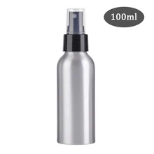 100 мл алюминиевый спрей может наполнять пустая бутылка Дорожный насос косметическая упаковка пустая распыленная домашняя бутылка для хранения 1 шт