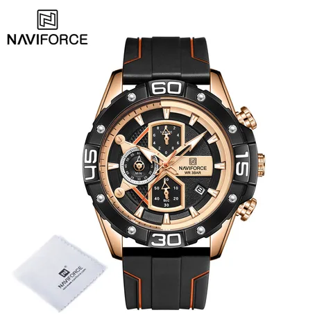 Luxury Men's Quartz Analog Watches Military Silicone Strap Sport Chronograph Wristwatch Male Fashion Casual Clock 2021