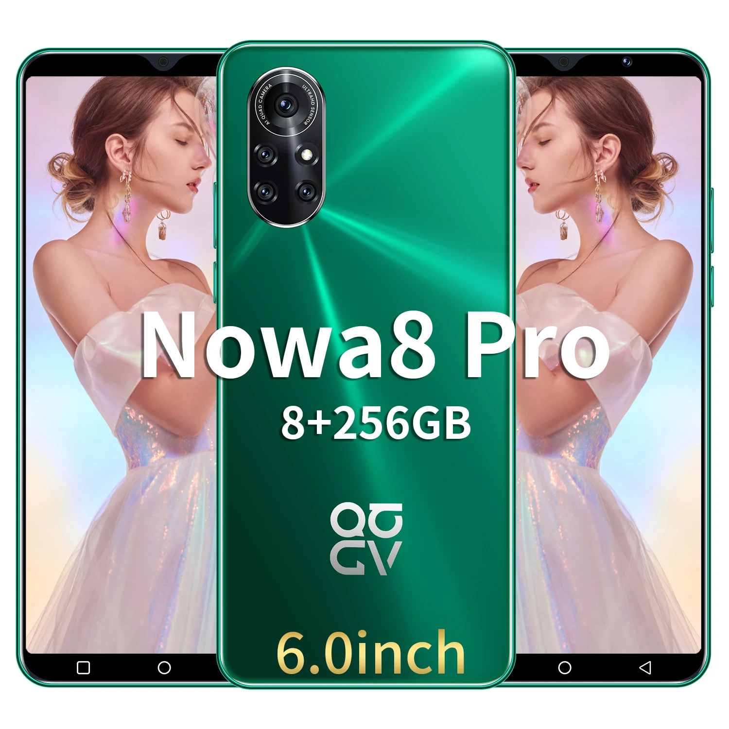 Смартфон глобальная версия Nowa8 Pro экран 6 0 дюйма 8 Гб ОЗУ 256 ПЗУ 6800 мАч 16 + 32 МП 10 ядер