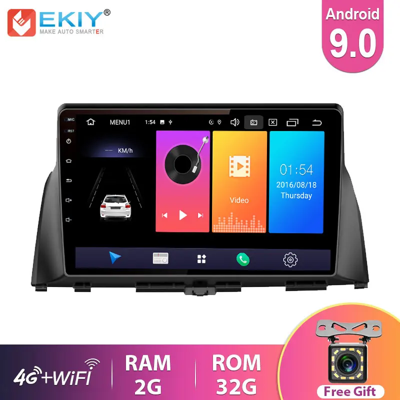 Автомагнитола EKIY 10 1 дюйма 2.5D IPS Android 9 0 для KIA K5 Optima 2016 2017 2018 DVD GPS мультимедийный