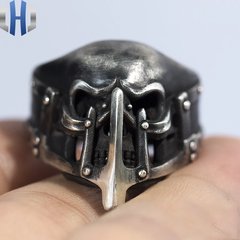 Дизайн, ручная работа, серебро Crazy Max925, серебряное кольцо, индивидуальное кольцо с черепом