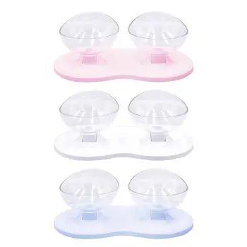 

Pet Double Bowl Cat Puppy Dog Food Feeder Water Drinking Anti Slip Multi-angle Adjustable Tilted Feeding Supplies