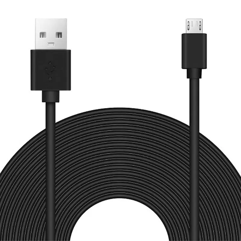 8m/26ft Power Extension Cable Cord Micro USB Charing Cable for Wyze Cam