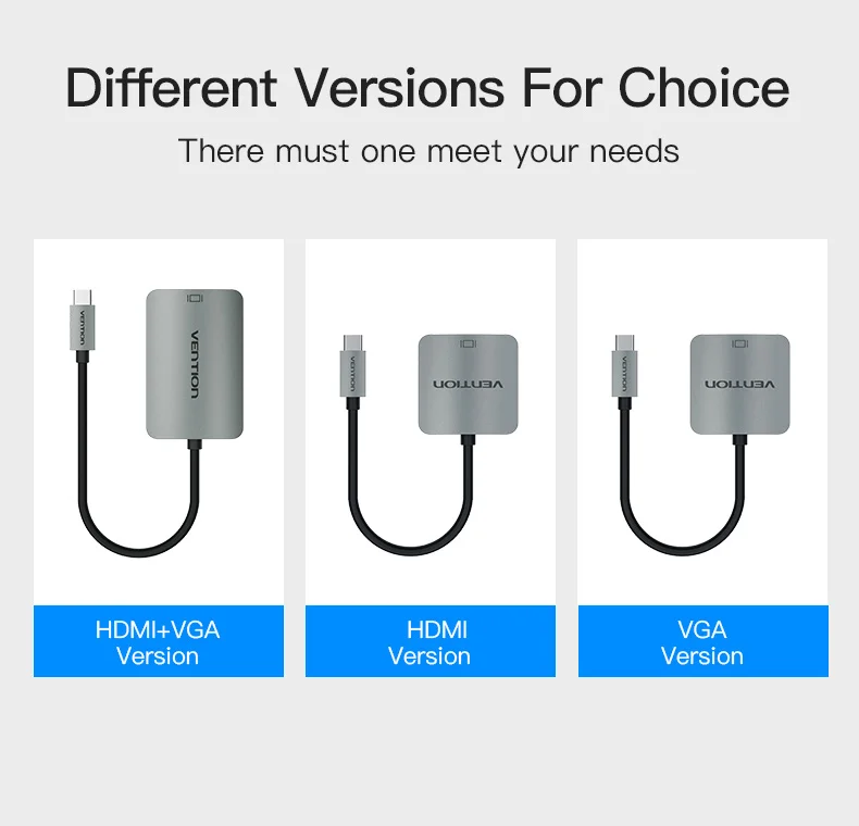 Vention USB C HDMI 4K USB 3,1 type C на HDMI переходник с внутренней резьбой для VGA кабель huawei mate 10 usb type-c HDMI адаптер