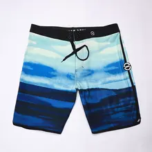 Синие Летние 4 двухсторонняя Растяжимая доска Шорты мужские быстросохнущие пляжные Шорты эластан спандекс доска Шорты шорты-бермуды