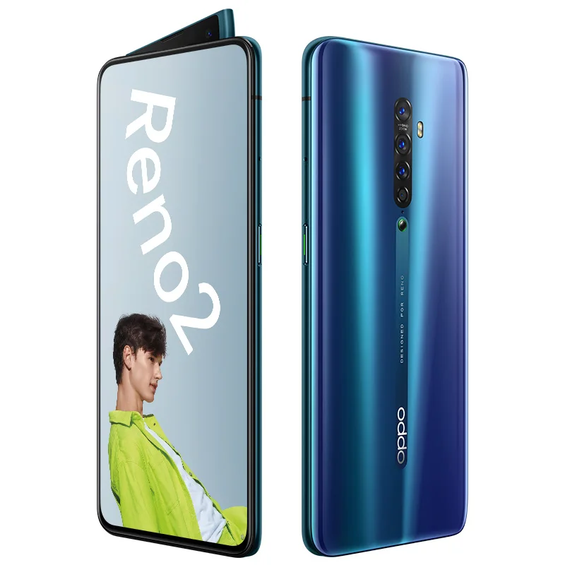 Новая модель Oppo Reno 2 20x zoom celular Смартфон Snapdragon 730 6," FHD 8 ГБ ОЗУ 3,0 Гб ПЗУ МП 5 камер VOOC отпечаток пальца