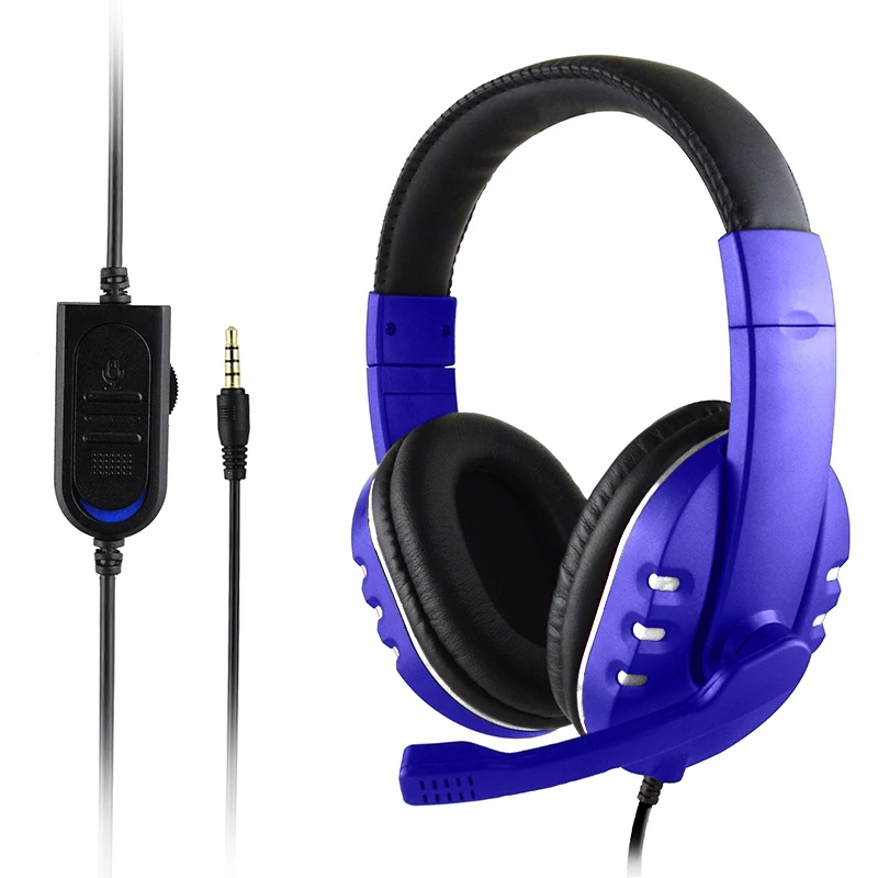 Professional Gamer Headset for Computer PS4 Gaming Headphones Adjustable Bass Stereo PC Wired Headset With Mic Gifts 3 5mm PS4