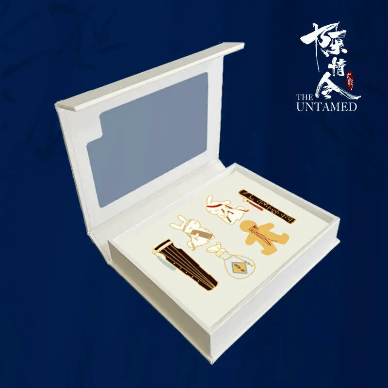 

Limited Grandmaster of Demonic Cultivation The Untamed Wuxian Wangji Metal Badge Cosplay Props Gifts