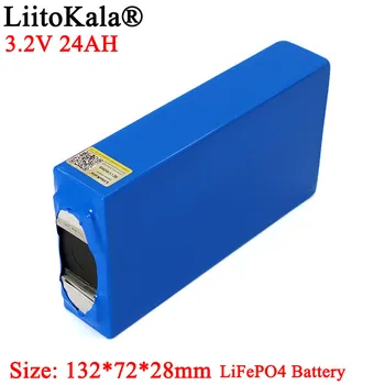 

Liitokala 3.2V 24Ah battery pack LiFePO4 phosphate Large capacity 24000mAh Motorcycle Car motor batteries modification+Nickel