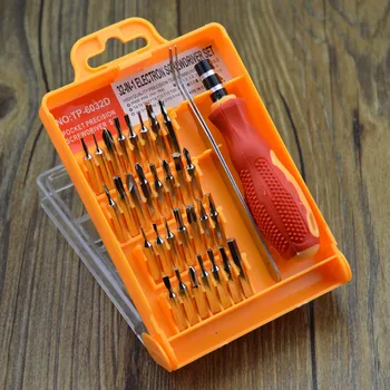 

32 in one screwdriver set 30 screwdriver bit combination repair spare tools