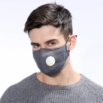 

20PCS Fast Shipping PM2.5 Anti Cotton Haze Mask Breath Valve Anti-dust Mouth Mask Activated Carbon Filter Respirator mask