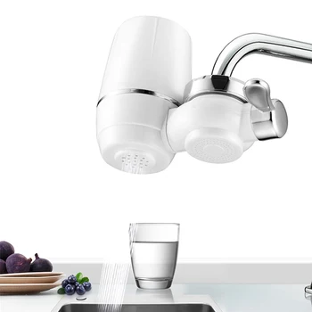 

Faucet Water Filter, Multi-Layer ABS Home Kitchen Faucet Tap Purifier Water Washable Filter