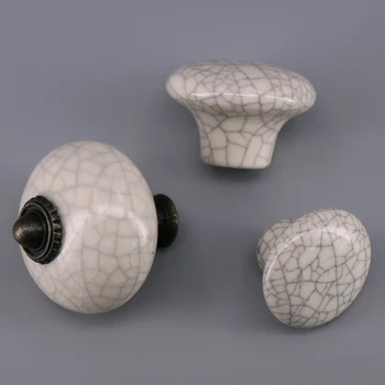 1PC Ceramic Knob Drawer Pulls Cupboard Door Kitchen Cabinet Handle Furniture Hardware