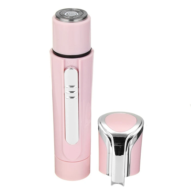 Топ Мини электрическое устройство для удаления волос Эпилятор бритвы для удаления волос безболезненный портативный Эпилятор Триммер для женщин - Цвет: pink