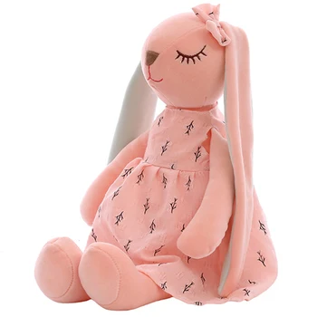 

Cute Cartoon Long Ears Rabbit Doll Baby Soft Plush Toys for Children Rabbit Sleeping Stuffed Plush Animal Toys Infants