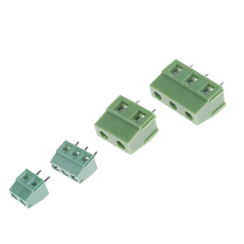 10 шт./лот PCB Винтовые клеммные блоки Conenctor 3,81/7,5 мм Шаг 2 P/3 P прямой угол клеммный блок