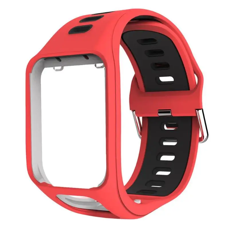 TPE быстроразъемный браслет с рамкой для сжатия прочный для TomTom Spark Runner 2 3/Golfer2