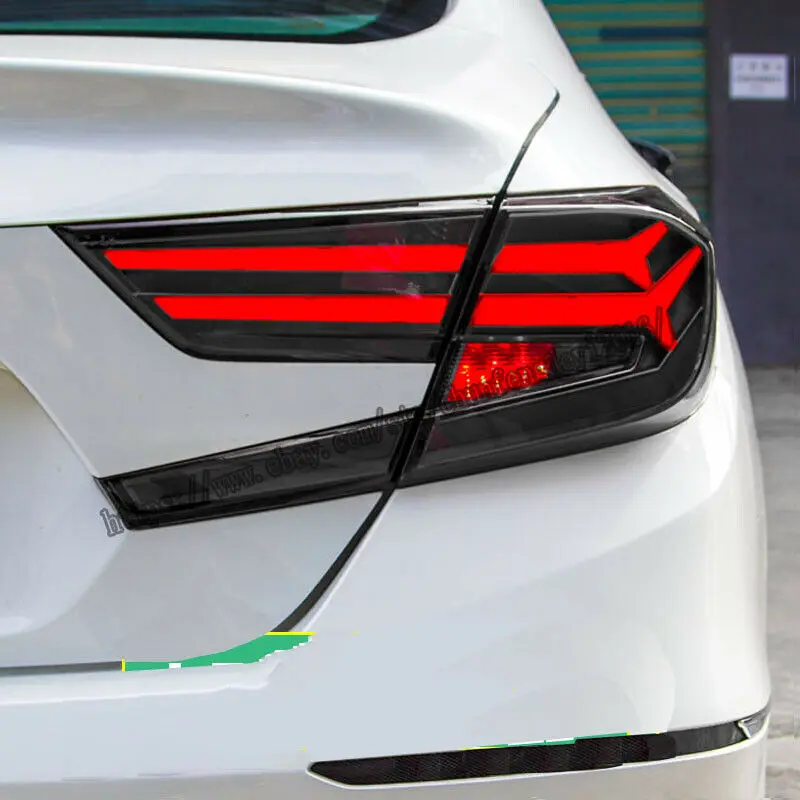 Для Honda Accord 2p темно-красный светодиодный задний фонарь в сборе светодиодный задний фонарь