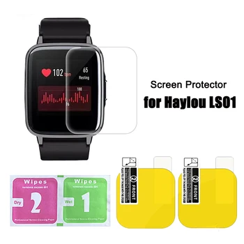 

2/4pcs Screen Protector for Haylou LS01 Guard Cover Anti-scratch Soft TPU Protective film for Xiaomi Haylou LS01 Watch Accessory