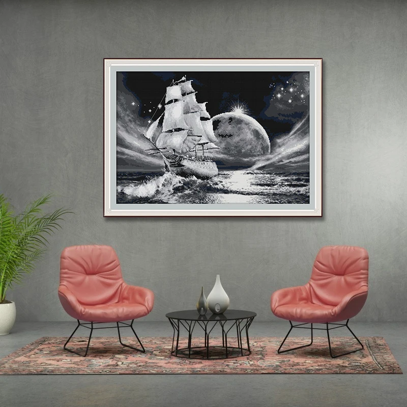 Milky Way and Go in a Long Journey наборы для вышивки крестом с счетом Набор для вышивки DIY украшение для дома ручной работы ремесла