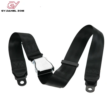 

Top Classic Airplane Seat Belt buckle 2 Point Car Safety Belt Car Accessories For Auto Car Safety Belt Accessory