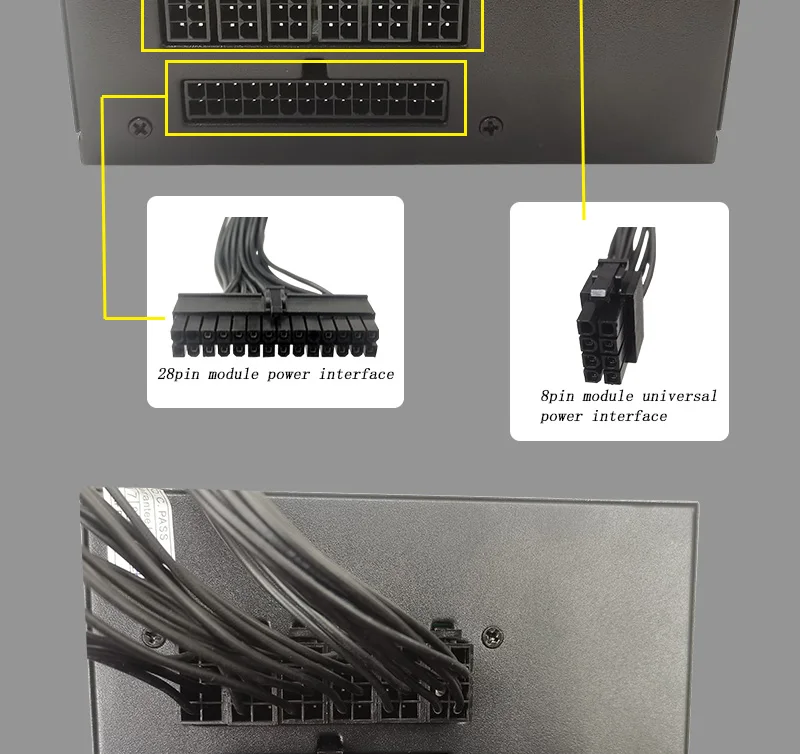 ATX Rated Power 700W Dual Graphics Card Power Supply Desktop Computer
