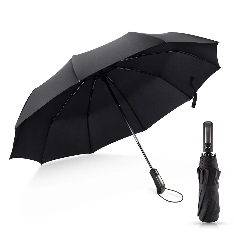 Portable Wind Resistant Folding Automatic Umbrella Rain Luxury Umbrellas For Men Women Parasol Quality Windproof | Дом и сад