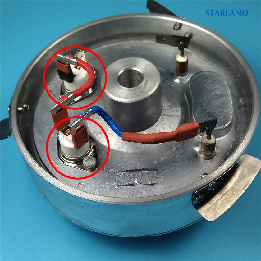 2 Pieces Temperature Limiters Spare Parts Accessories Thermostat Cotton Candy Machines Fittings MF Commercial Candy Floss Maker