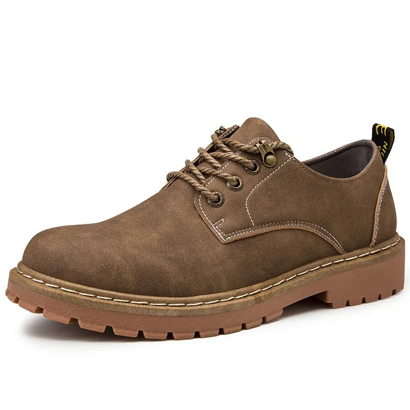 

New Tooling Boots 2019 Autumn Wearable Wild Fashion Men'S Martin Boots Tide Boots Big Heads Shoes Street Casual Men'S Shoes