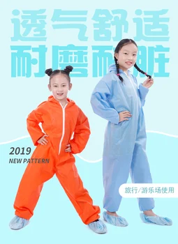 

Anti-dust Protection Children Disposable Isolation Clothing Lightweight Breathable Comfortable Protective Clothing