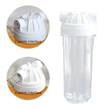 

Explosion-proof Filtering Bottle Transparent Water Filter Bottle for Water Purifiers Home Appliance 2/4 Interface 10 Inches