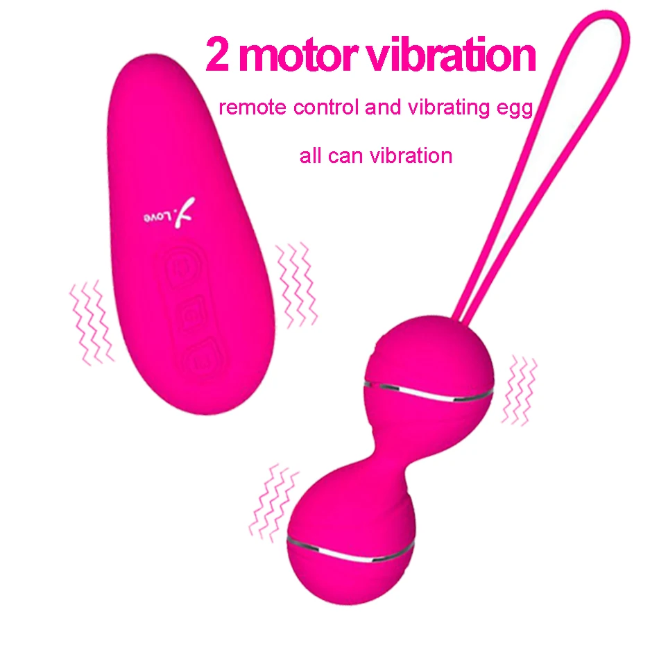 7 Speed Remote Control Exercise Ball Vibrating Ball Dual Vibrator for Women Fitness Balls Health and Fitness  Sensory Balls