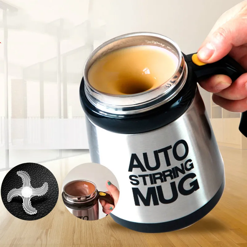 Self Stirring Magnetic Mug Stainless Steel Coffee Milk Mixing Cup Automatic  Stirring Cup Smart Mixer Thermal Cup Coffee Cup - AliExpress