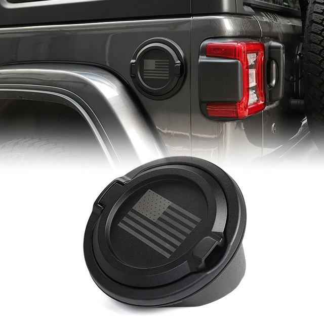 MOPAI чехлы на бак для Jeep Wrangler JL+ ABS Автомобильный газовый топливный бак Крышка Аксессуары для Jeep Wrangler JL - Цвет: USA flag